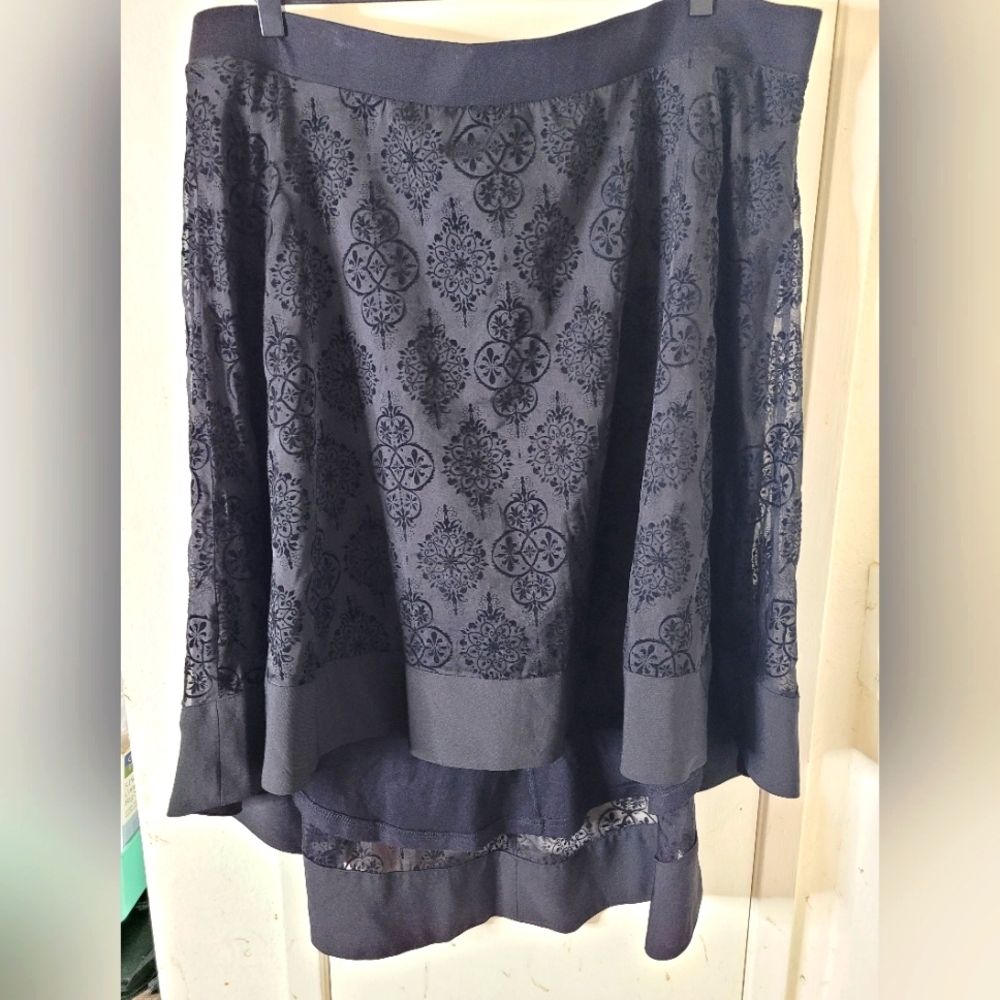 Torrid Velvet A-line Hi-Low Skirt Size 20